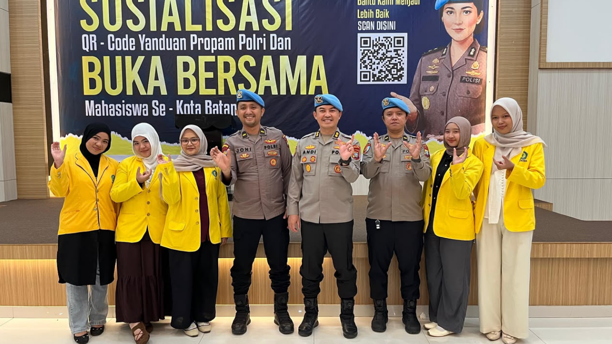 Sosialisasi QR-Code Yanduan Propam Polri