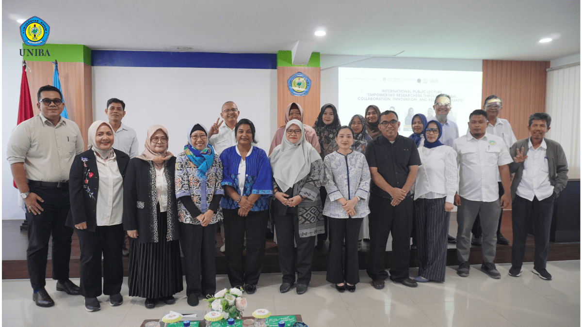 UNIBA GELAR INTERNATIONAL PUBLIC LECTURE PERKUAT KOLABORASI RISET GLOBAL
